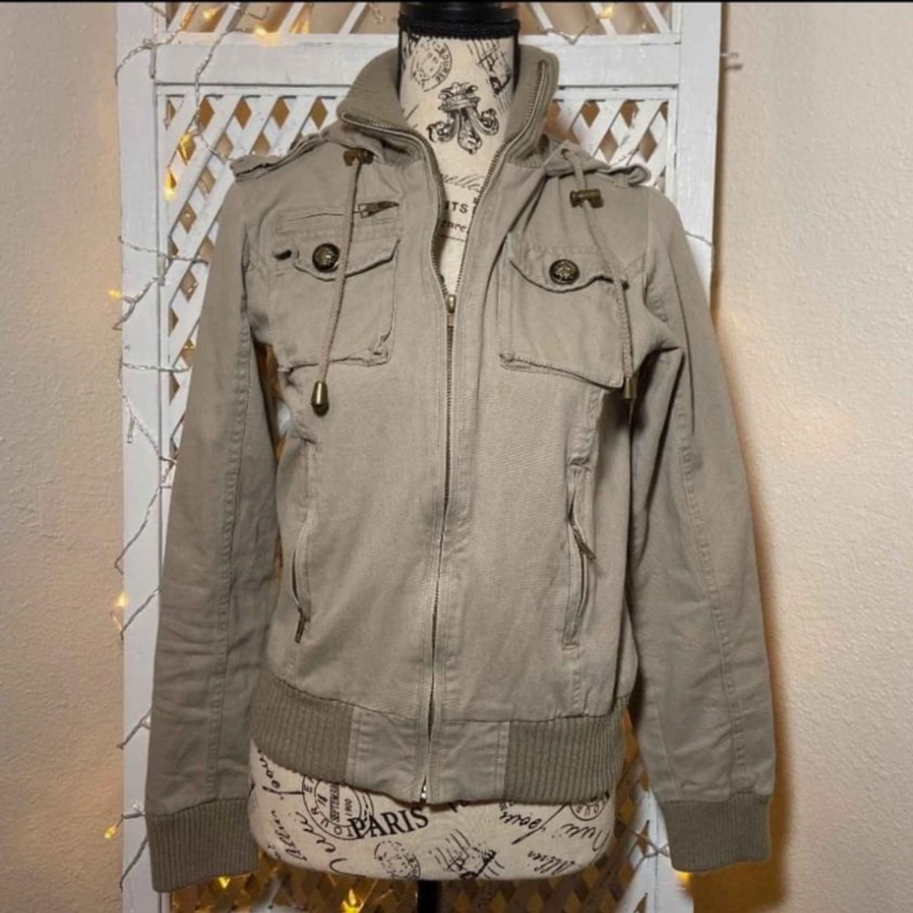 Ashley utility jacket by 26 International Sage Green